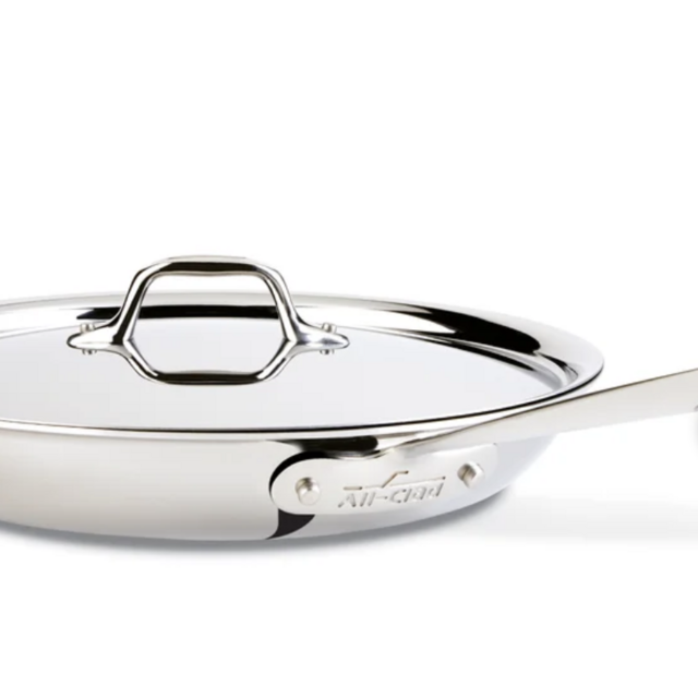 All-Clad D3™ Stainless Frying Pan with Lid