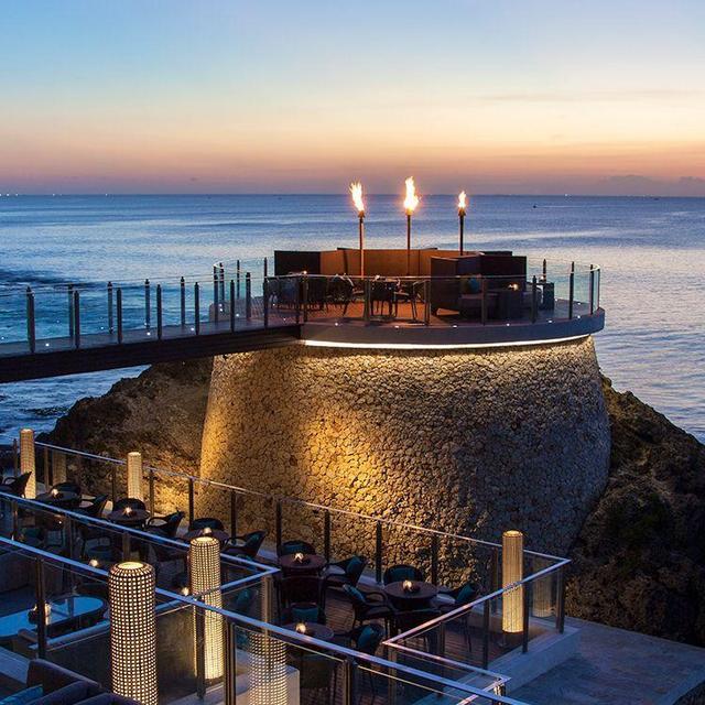 Romantic Sunset Dinner at Rock Bar in Uluwatu, Bali