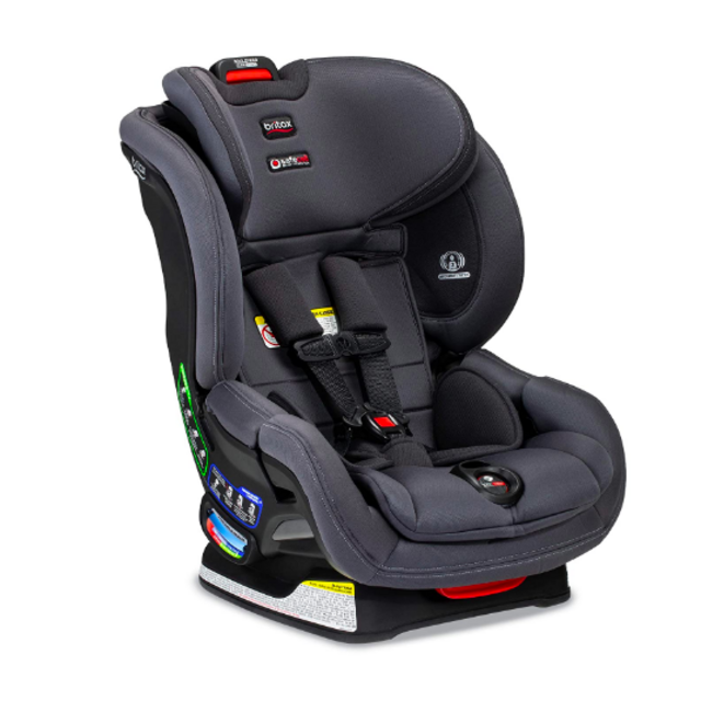 Britax Boulevard ClickTight Convertible Car Seat | 2 Layer Impact Protection - Rear & Forward Facing - 5 to 65 Pounds, Cool Flow Moisture Wicking Fabric, Cool N Dry Charcoal [Amazon Exclusive]