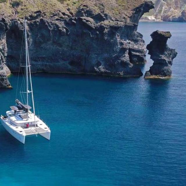 Boat Ride around Santorini
