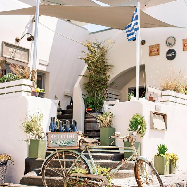 Dinner at Melitini Santorini