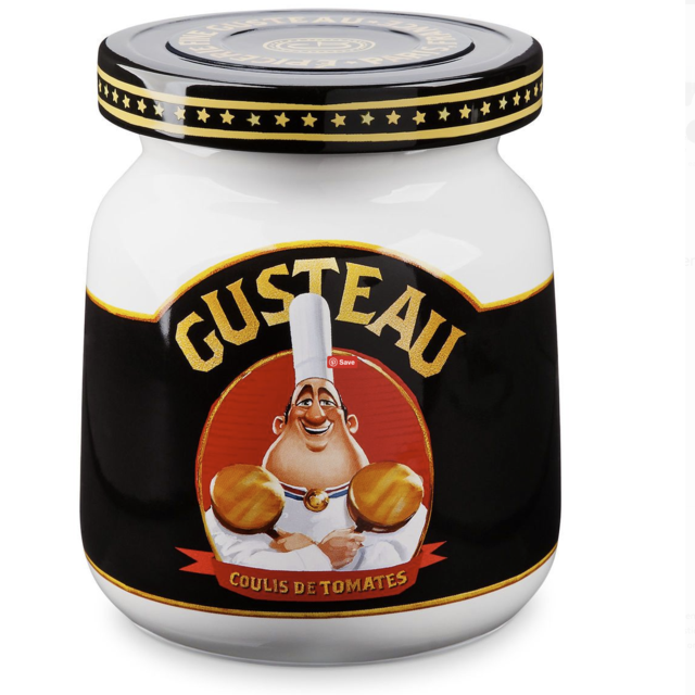 Disney Parks Ratatouille Gusteau Ceramic Container New