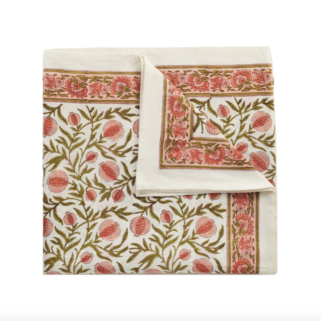 Alana Pomegranate Tablecloth