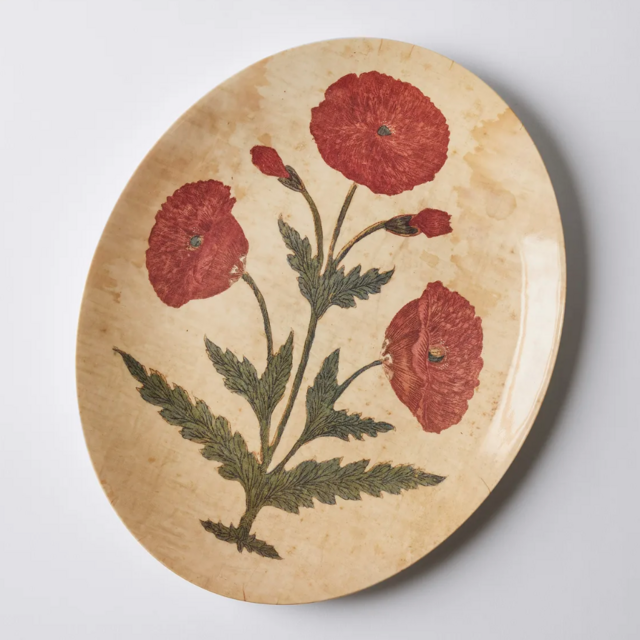 Siren Song - Les Indiens Melamine Plates - Mughal, Oval Platter