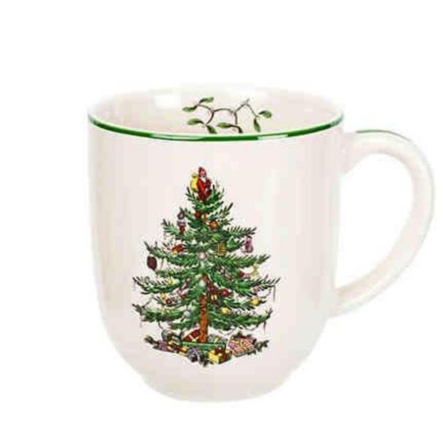 SpodeChristmas Tree Mug - 14-oz.