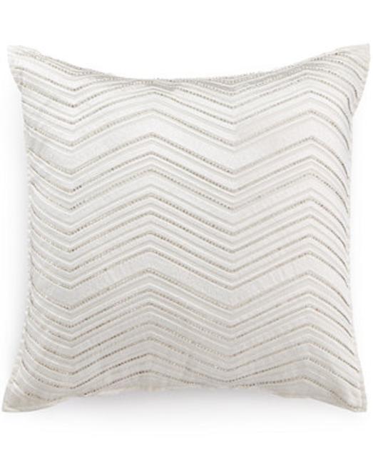Hotel Collection Woven Texture 18" Square Decorative Pillow