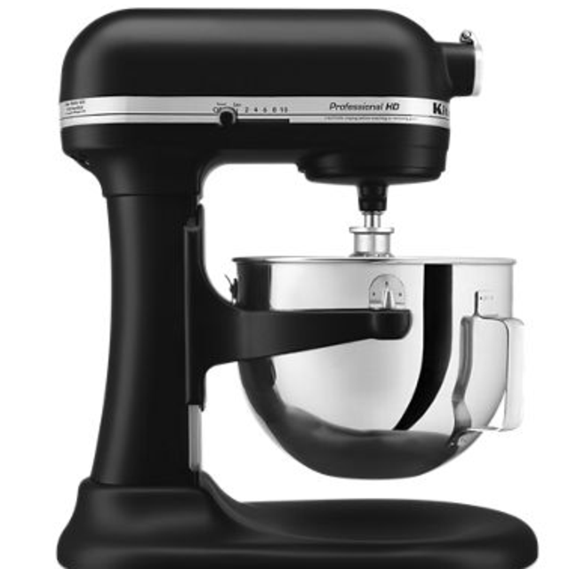 STAND MIXER- 5 QUART, NARROW, LIFT BOWL, MATTE BLACK
