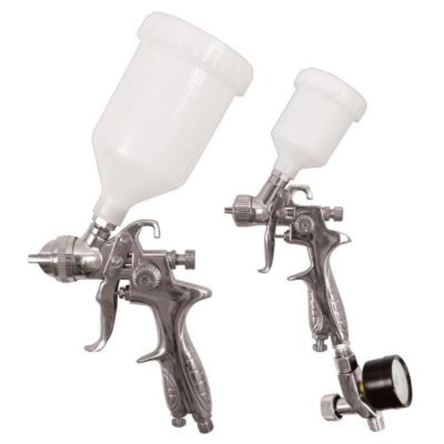 3-Piece HVLP Gravity Feed Spray Gun Kit