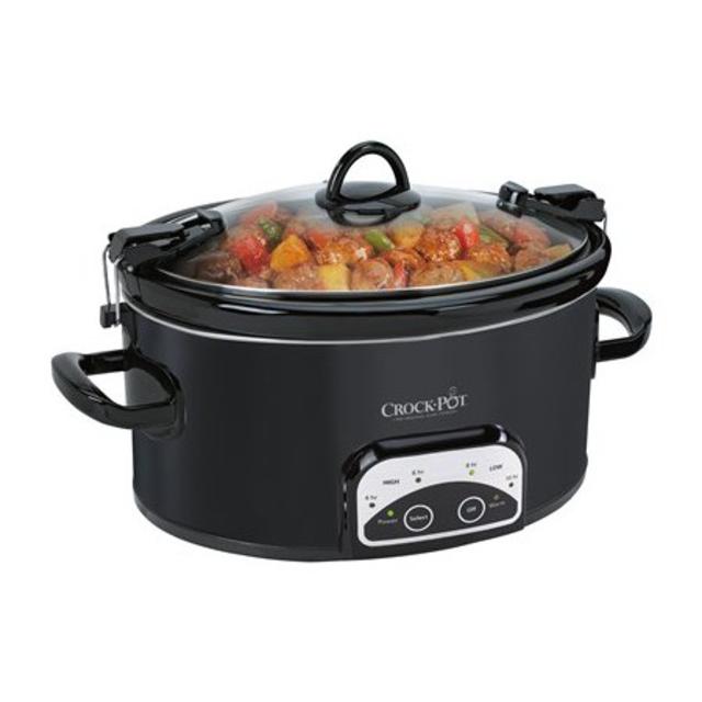 Crock-Pot® Programmable 6 Qt. Slow Cooker in Black
