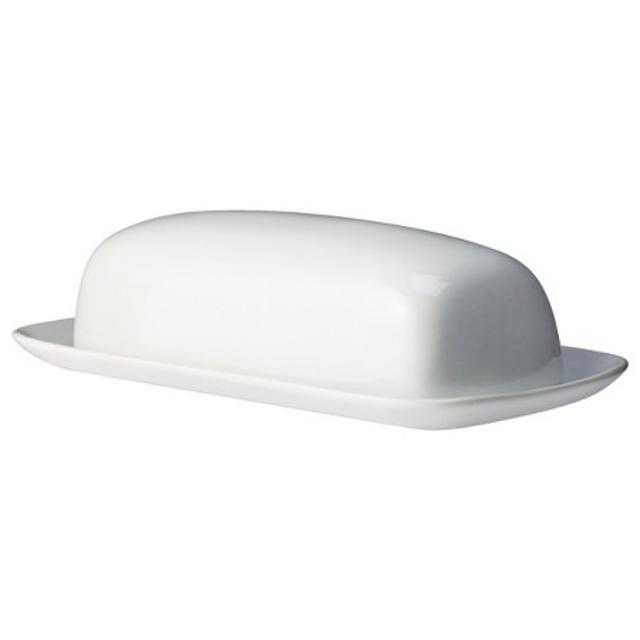Ceramic Butter Dish White