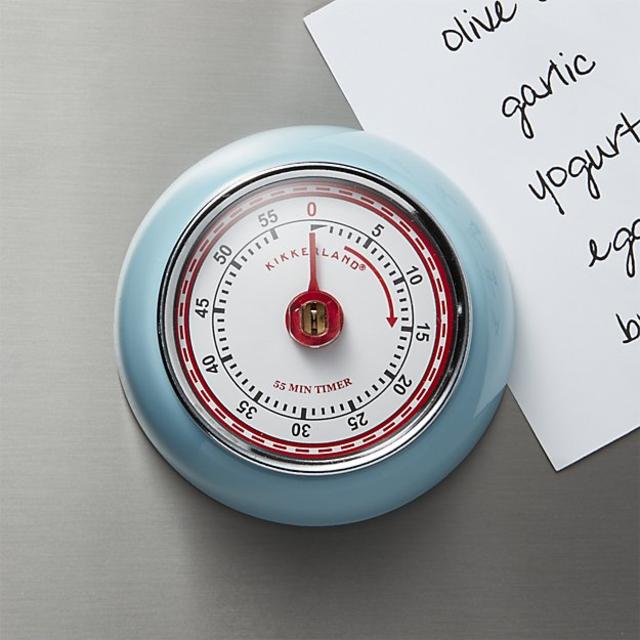 Magnetic Light Blue Kitchen Timer