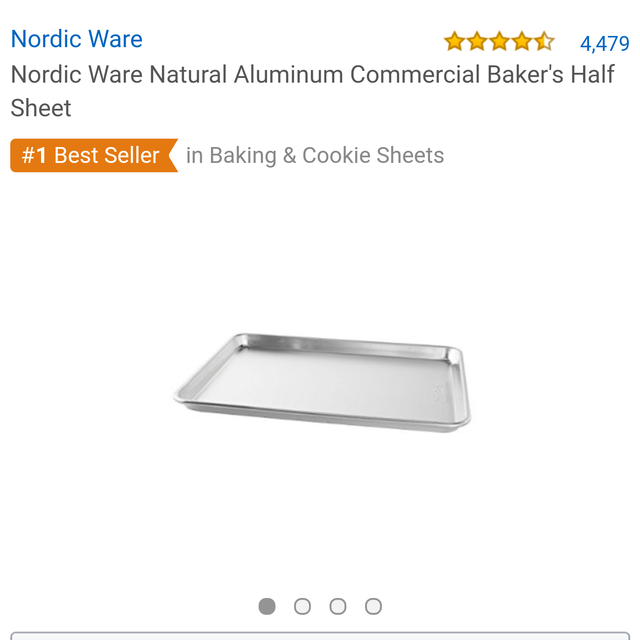 Nordic Ware Natural Aluminum Commercial Baker's Half Sheet