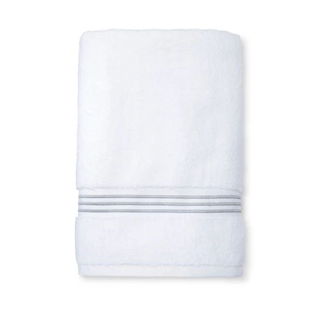 Spa Stripe Bath Sheet - Fieldcrest® (Gray Stripe)