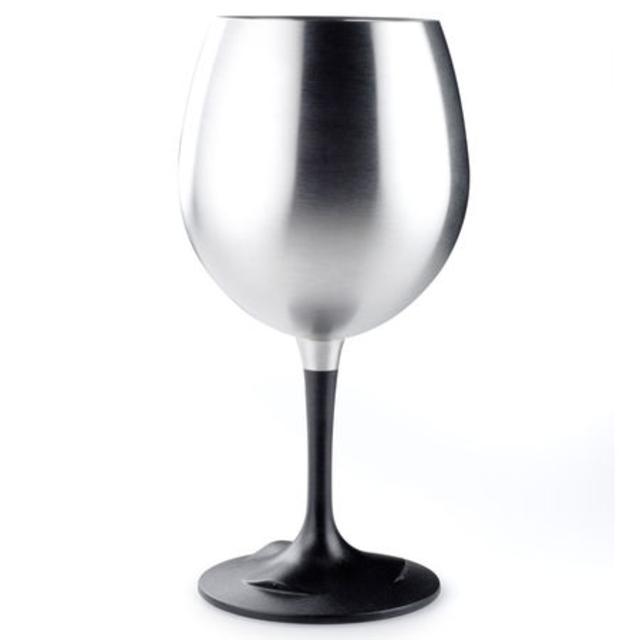GSI Outdoors Glacier Stainless Steel Nesting Red Wine Glass; 63310