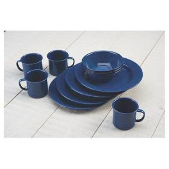Coleman® 12-Piece Enamel Dinnerware Set