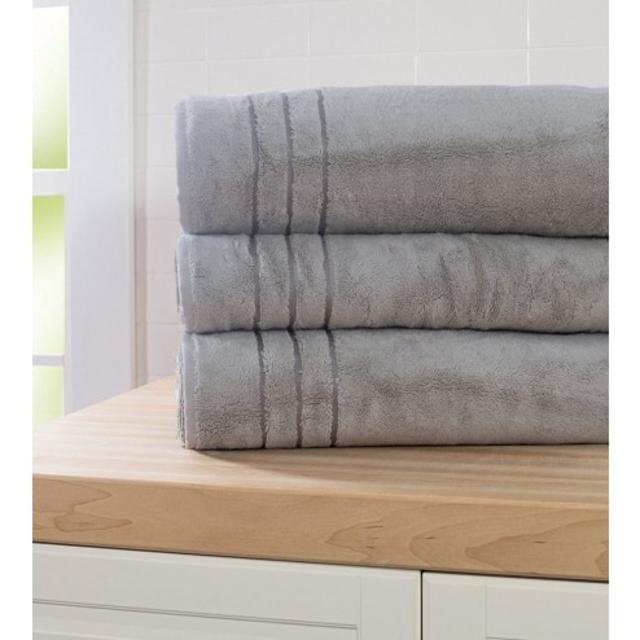 Bamboo Bath Sheet - Shoreline Gray