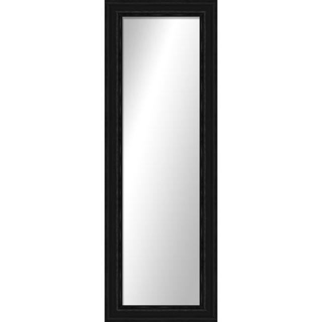 stylish Black Full Length Mirror D-ring hanger wall horizontally or vertically