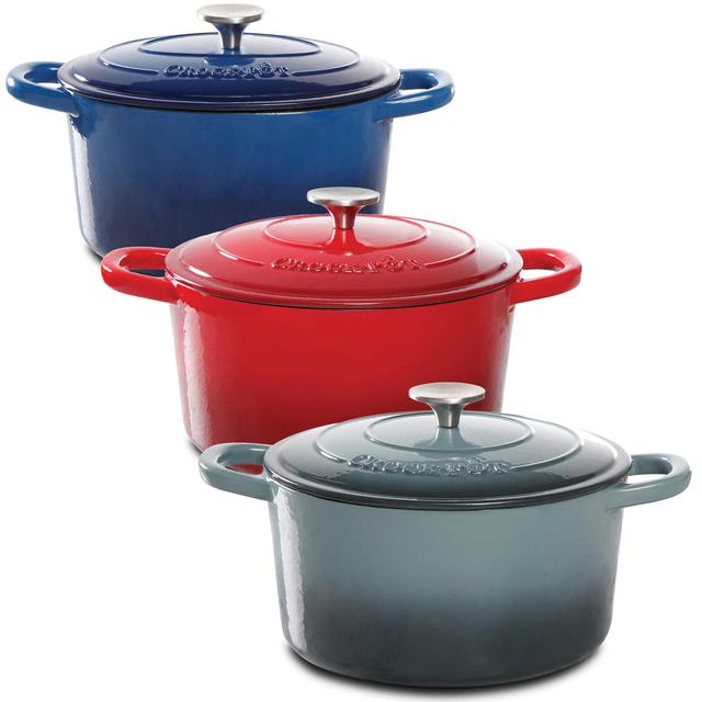 Crock-Pot® 5-Quart Round Cast Iron Dutch Oven