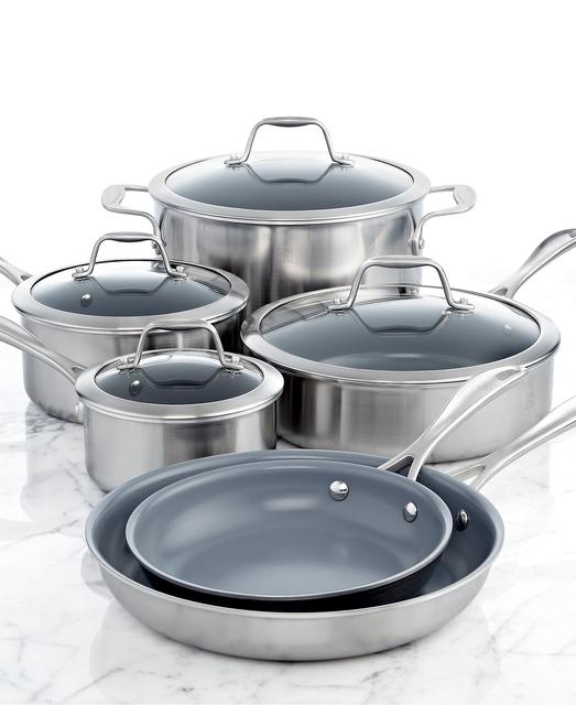 J.A. Henckels 10-Piece Cookware Set
