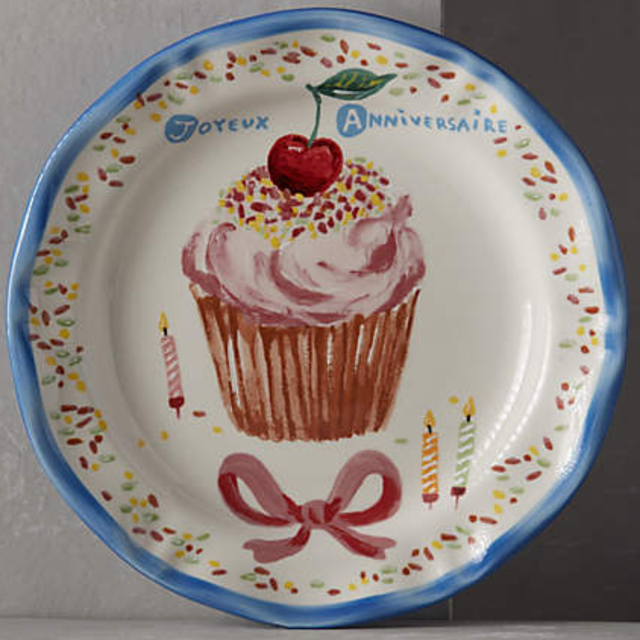 Francophile Dinner Plate