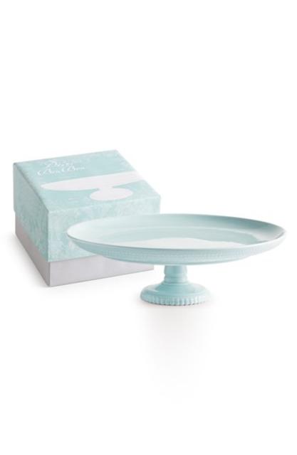 Large Rimmed Porcelain Pedestal