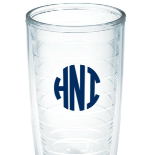 Personalized 16oz Clear Tervis Tumbler