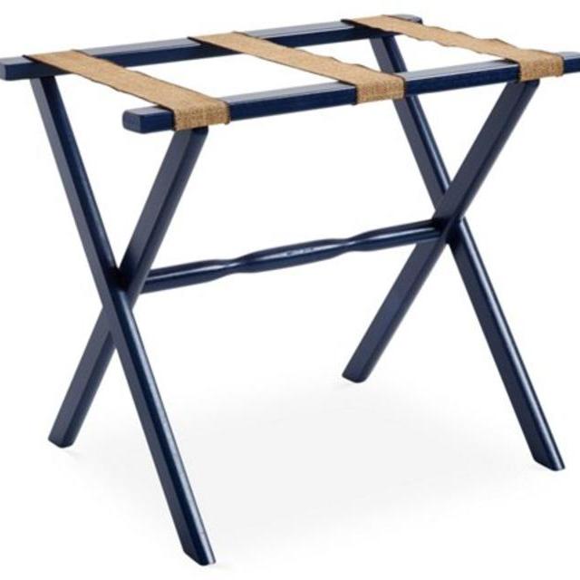 Billy Luggage Rack, Navy/Natural
