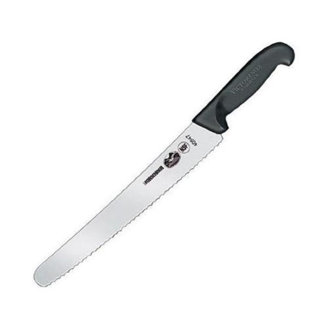 Victorinox 47547 8-Inch Wavy Bread Knife, Black Fibrox Handle