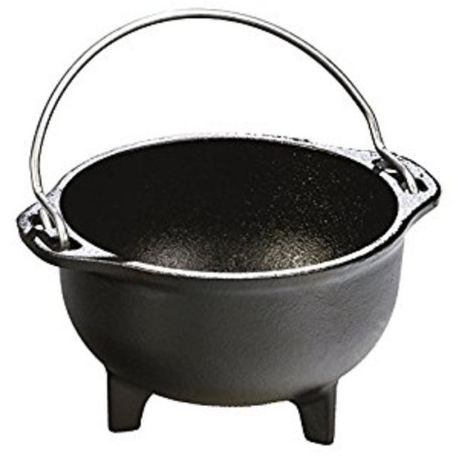 Lodge HCK Cast Iron Country Kettle, 1-Pint