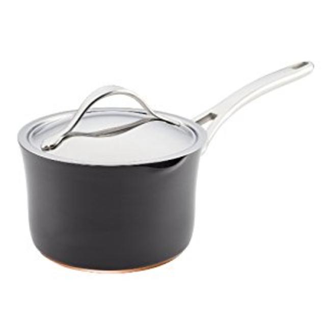 Anolon 3.5-Quart Saucepan, 83527 Nouvelle Copper Hard Anodized Nonstick
