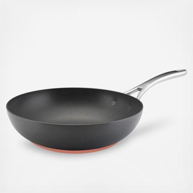 Anolon Nouvelle Copper Hard Anodized Nonstick 12-Inch Open Stir Fry
