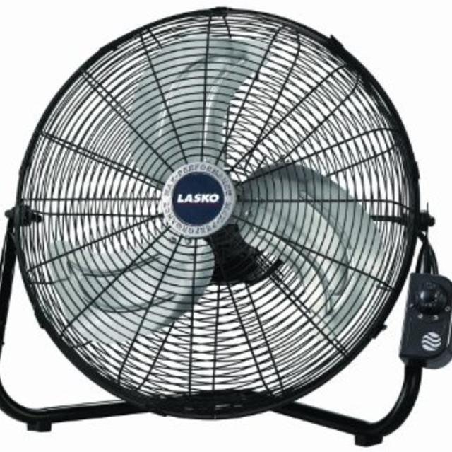 Lasko 2264QM 20-Inch Max Performance High Velocity Floor/Wall mount Fan, Black
