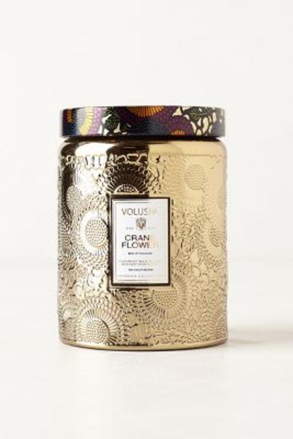 Voluspa Cut Glass Jar
