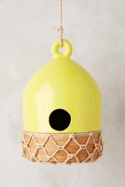 Ceramic Buoy Birdhouse