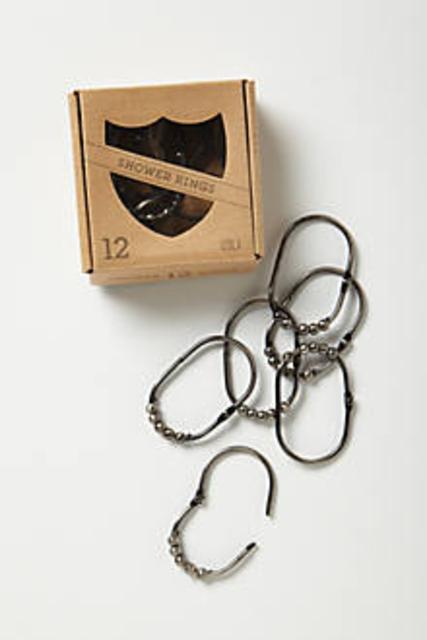 Iron Shower Curtain Rings