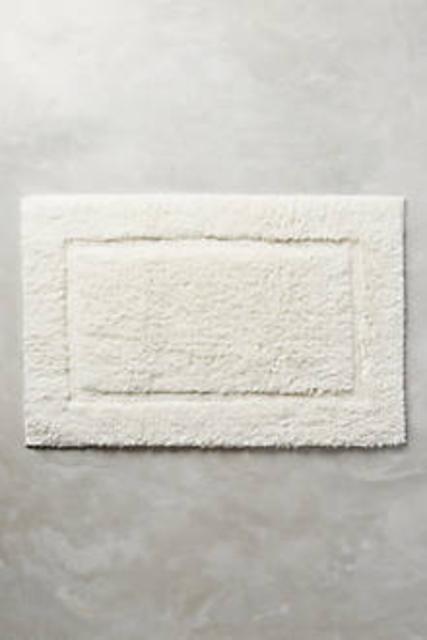Ivory Peacock Alley Karoly Bathmat