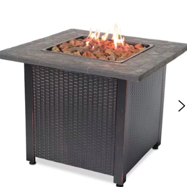 Stainless Steel Propane Fire Pit Table