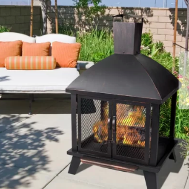 Stratford Steel Wood Burning Fire Pit