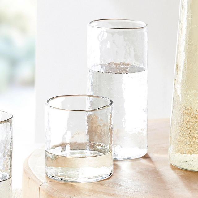 Hammered Handcrafted Drinking Glasses - Large