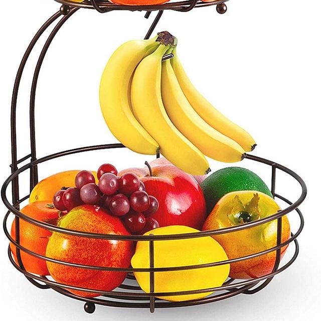 2-Tier Countertop Fruit Basket