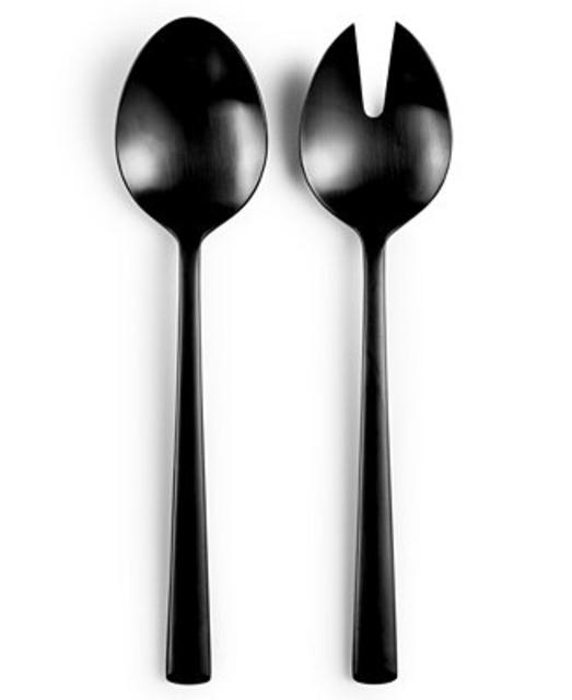 Black 2-Pc. Serving Set, Only at Macy's