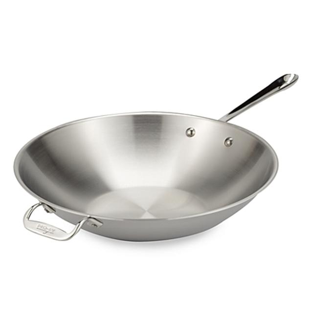 All-Clad Stainless Steel 14-Inch Stir Fry Pan