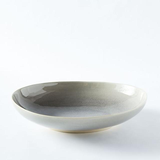 Oval Serve Bowl - Light Gray