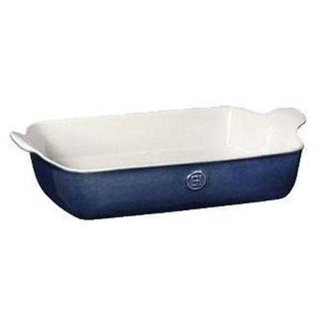 Emile Henry Rectangular Baker Large Blue
