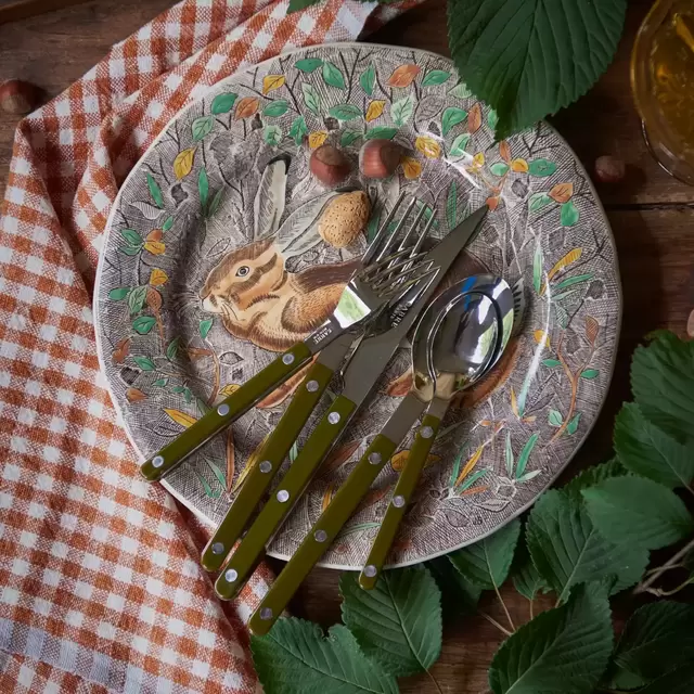 Sabre Paris Bistro Fern 5 Piece Place Setting