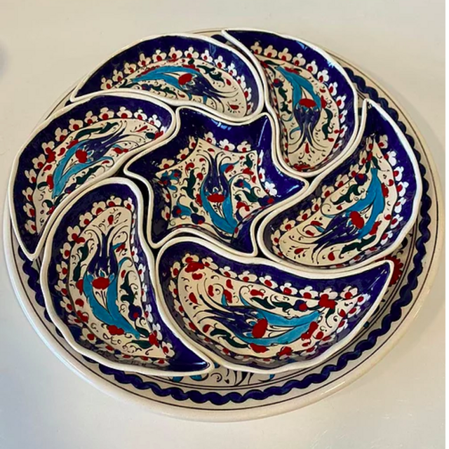 Turkish Ceramic Breakfast Set (IZNIK 008)