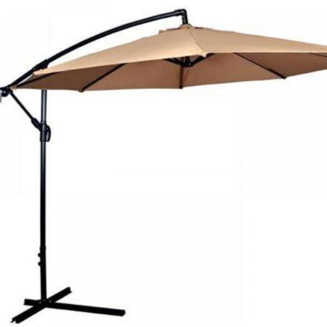 Patio Umbrella Offset 10' Hanging Umbrella Outdoor Market Umbrella D10