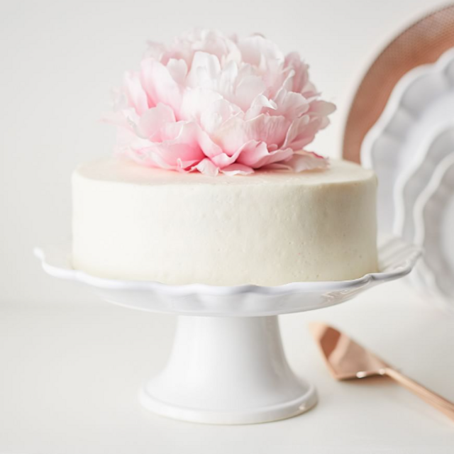 Monique Lhuillier Juliana Scalloped Cake Stand