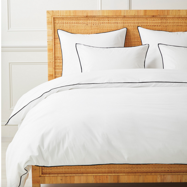 Beach Club Duvet Cover - King, black