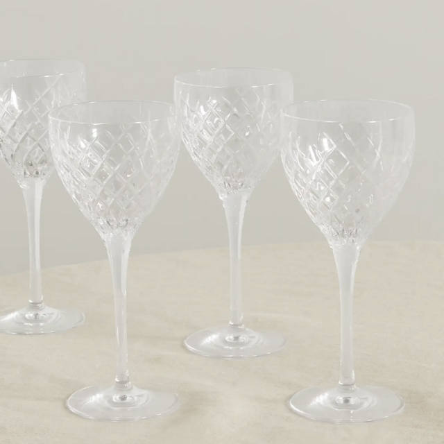 SOHO HOME, SET OF 4 RED WINE GLASSES
